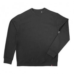 Sweat-shirt noir (fabrication française)