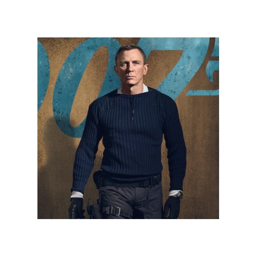 Pull Woolly Pully "The 1945" James Bond (navy)