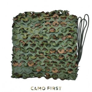 Camo First® S-Circle Cut forest net: military camo forest net ideal for hunting