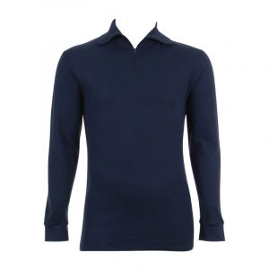 Chemise F1 bleu marine 100 % coton : confort tactique et style militaire