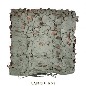Malla forestal 3D reversible Camo First S-Cut: sombra y camuflaje reforzado