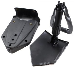 Faltbare Bivouac-Picknickschaufel (schwarz)