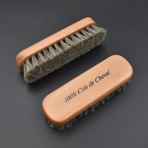 Brosse à lustrer (100% crin de cheval)
