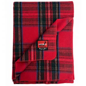 Plaid aus Royal Stewart Schottenwolle - Classic Wool®.
