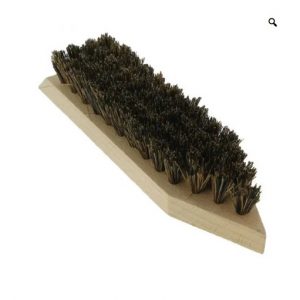 Wooden scraper brush
