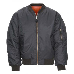 Blouson bomber MA-1 réversible homme - Style aviateur militaire gris