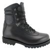 Black Police Commando Rangers, waterproof leather and reinforced comfort