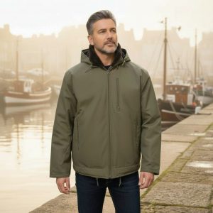 Herrenjacke der National Navy in Khaki - Schutz und authentischer Stil
