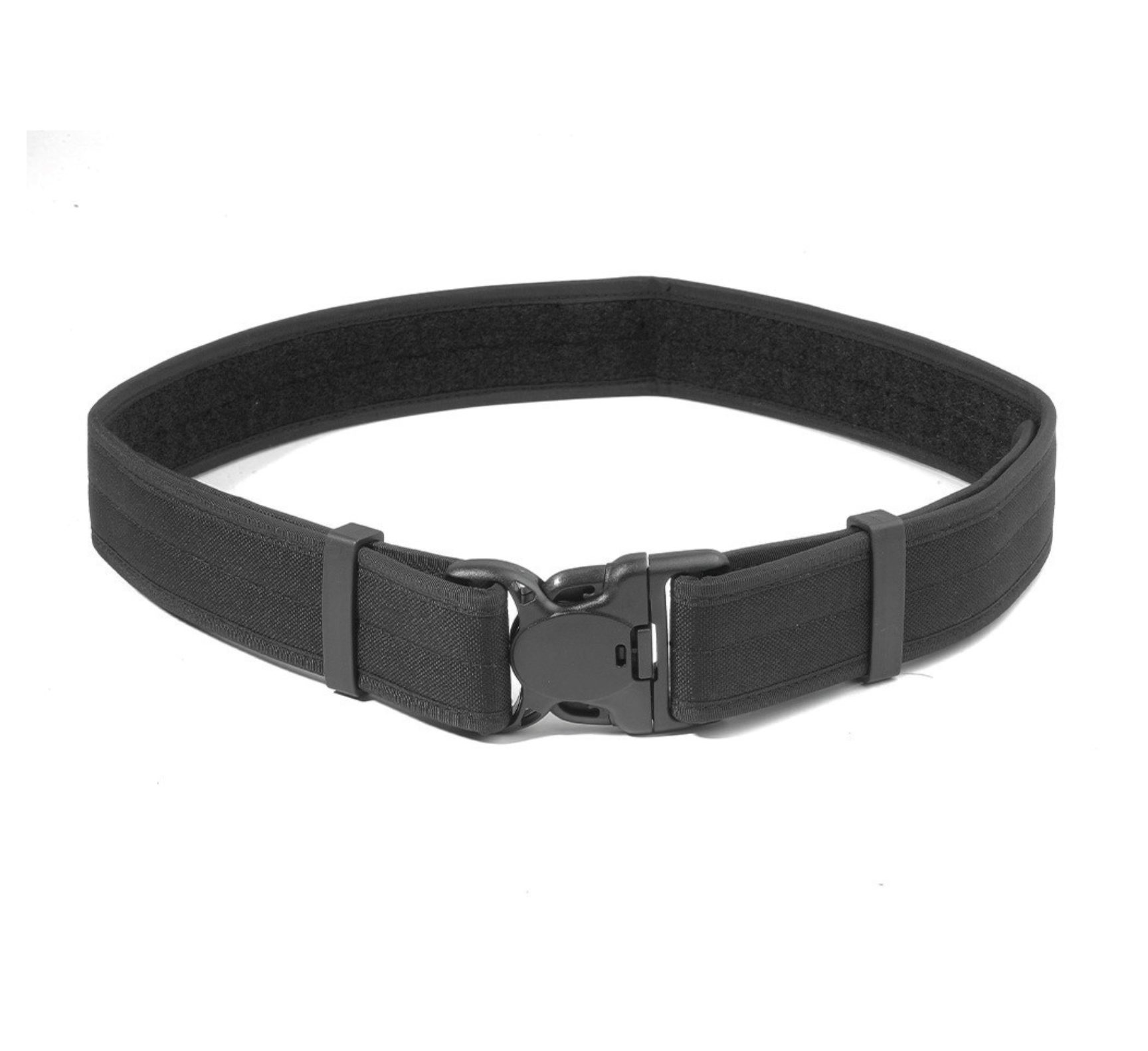 Ceinturon d'intervention 3 points noir en nylon, style tactique/outdoor Ceinturon d'intervention 3 points noir en nylon, style tactique/outdoor