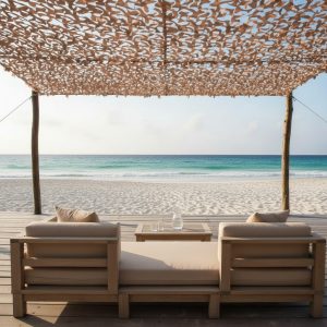 Red de camuflaje militar S-Cut 2x3 m arena sombreada