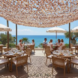 Malla sombra desierto 5x5m terraza-decoración