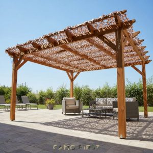 Red de camuflaje militar S-Cut 3x4 m arena sombreada