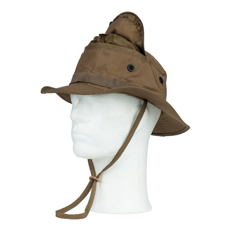 Bush hat with mosquito net (coyote) - Image 2