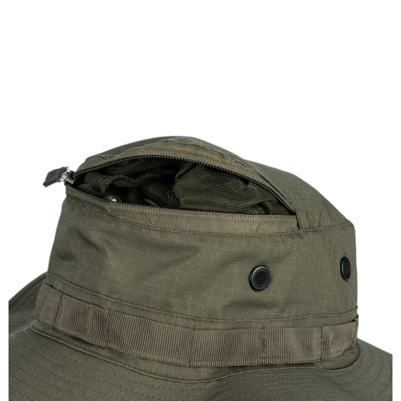 Bush hat with mosquito net (khaki) - Image 3